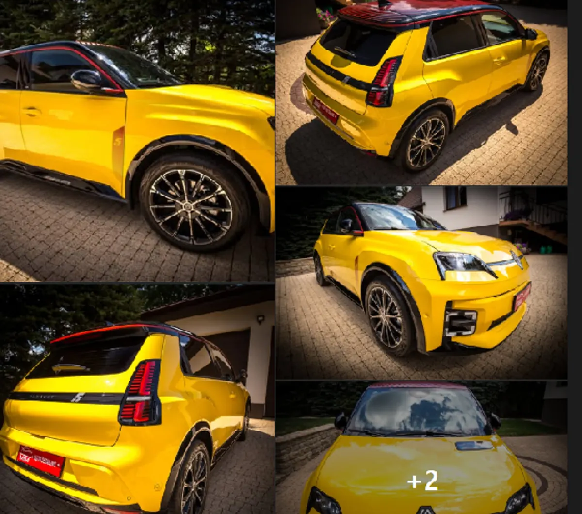 Renault 5 żółty — pełna korekta lakieru